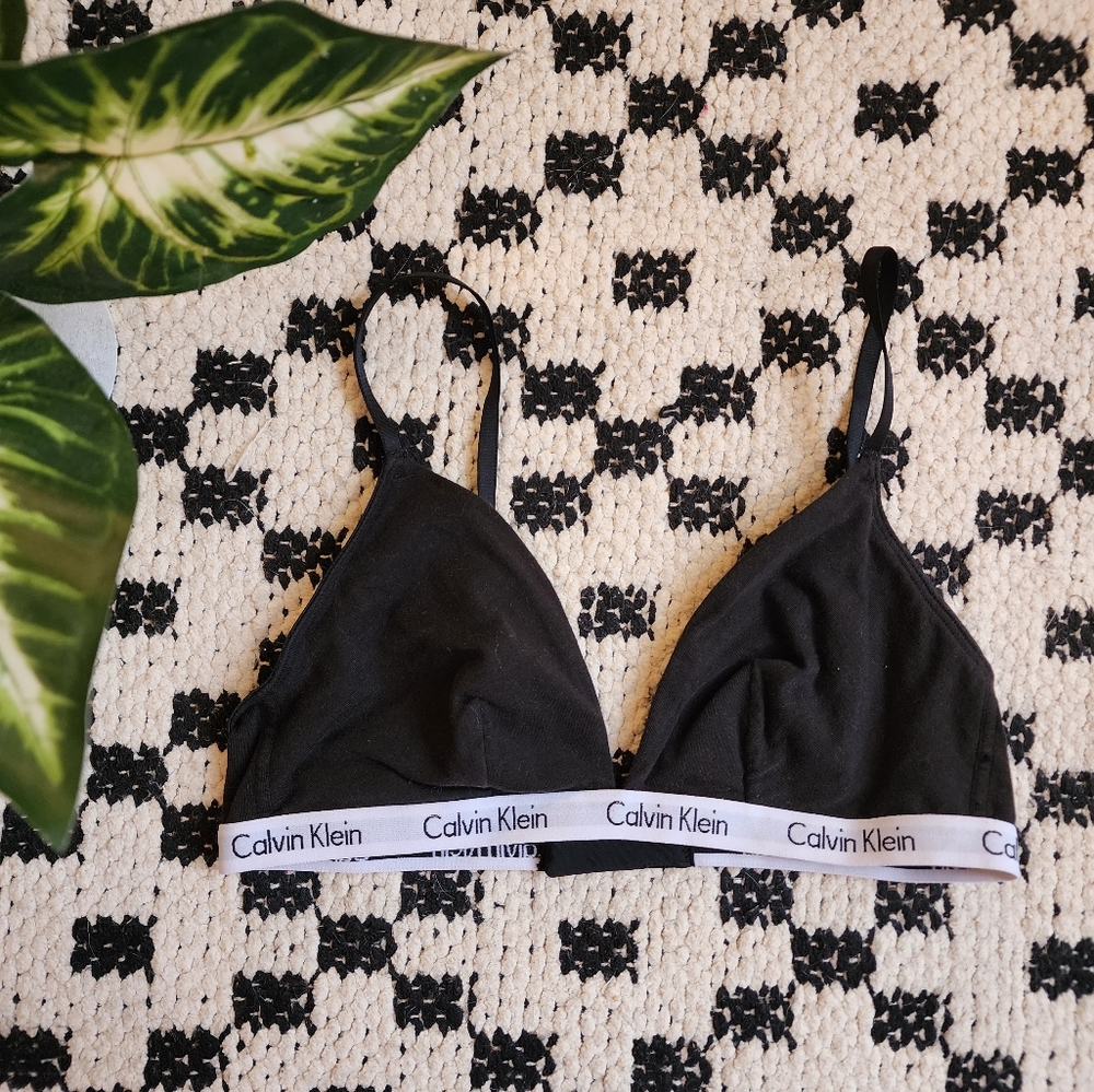Calvin Klein Black Triangle Bralette